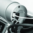 Load image into Gallery viewer, Kuryakyn Road Thunder Plus Sound Bar Satin Silver - Back View