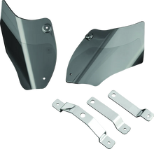Load image into Gallery viewer, Kuryakyn Saddle Shields Heat Deflectors 00-17 Softail Smoke - Main Product View
