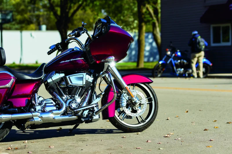 Kuryakyn Saddle Shields Heat Deflectors 09-Up Touring Smoke - Side View