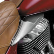 Load image into Gallery viewer, Kuryakyn Saddle Shields Heat Deflectors 14-Up Indian Models(excluding Scout) Smoke - Detail View