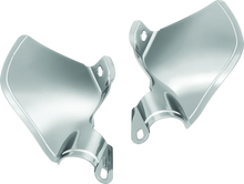 Load image into Gallery viewer, Kuryakyn Saddle Shields Heat Deflectors 18-Up Softail Models Smoke - Main Product View