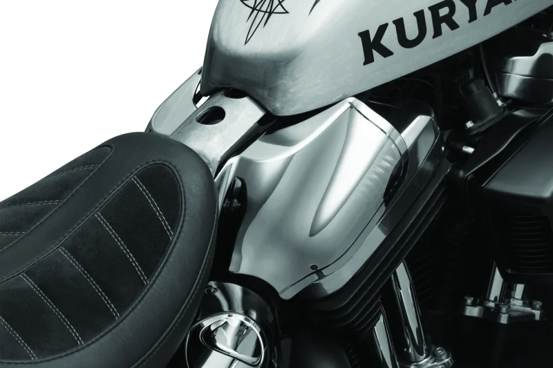 Kuryakyn Saddle Shields XL Smoke - Side View