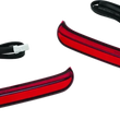 Load image into Gallery viewer, Kuryakyn Tracer Saddlebag Lights Red Lens - Main Product View