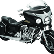 Load image into Gallery viewer, Kuryakyn Saddlebag Top Trim Indian Chrome - Side View