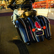 Load image into Gallery viewer, Kuryakyn Saddlebag Top Trim Indian Chrome - Back View