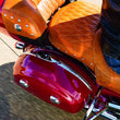 Load image into Gallery viewer, Kuryakyn Saddlebag Top Trim Indian Chrome - Installation View