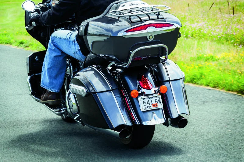 Kuryakyn Saddlebag Top Trim Indian Chrome - Additional View 5