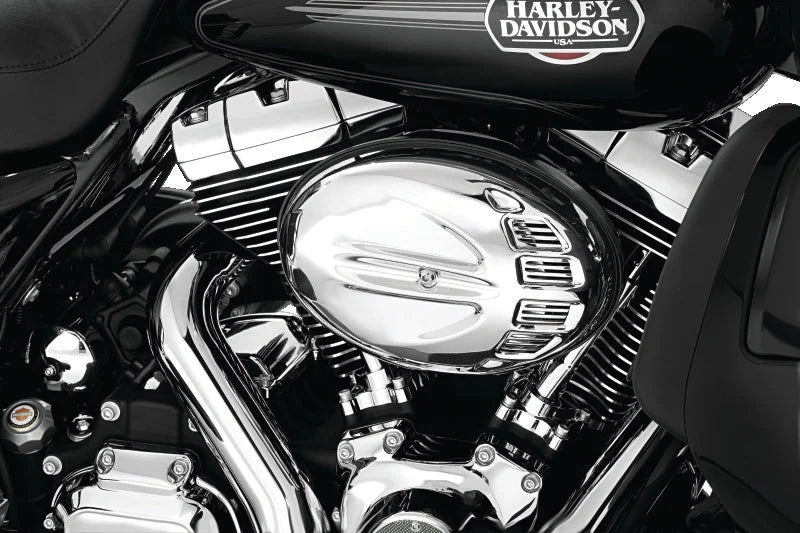 Kuryakyn Scarab Air Cleaner Cover Chrome - Side View