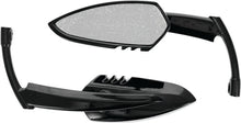 Load image into Gallery viewer, Kuryakyn Scythe Mirrors Black - Side View