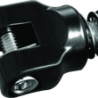 Load image into Gallery viewer, Kuryakyn Short Magnum Peg Mounts With 1/2in-13 Mounting Bolts Black - Side View