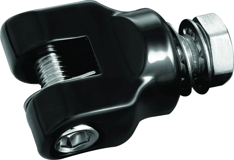 Kuryakyn Short Magnum Peg Mounts With 1/2in-13 Mounting Bolts Black - Side View