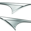 Load image into Gallery viewer, Kuryakyn Side Body Accents For Trikes Chrome - Main Product View