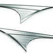 Load image into Gallery viewer, Kuryakyn Side Body Accents For Trikes Chrome - Main Product View
