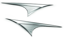 Load image into Gallery viewer, Kuryakyn Side Body Accents For Trikes Chrome - Main Product View