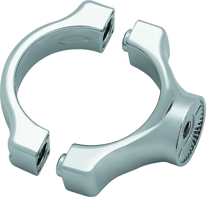 Kuryakyn Side Mount License Plate Holder Clamp 14-Up Yamaha Bolt Chrome