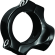 Load image into Gallery viewer, Kuryakyn Side Mount License Plate Holder Clamp 18-Up Softails Gloss Black