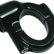 Load image into Gallery viewer, Kuryakyn Side Mount License Plate Holder Clamp Softail Models Gloss Black