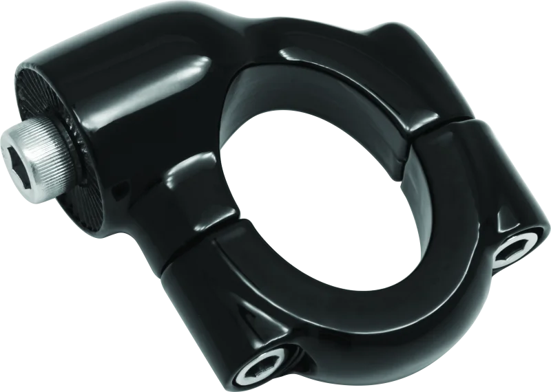 Kuryakyn Side Mount License Plate Holder Clamp Softail Models Gloss Black
