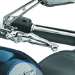 Load image into Gallery viewer, Kuryakyn Silhouette Levers 96-Up Cable Chrome - Main Product View
