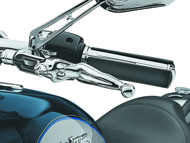 Kuryakyn Silhouette Levers 96-Up Cable Chrome - Main Product View