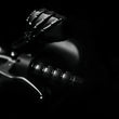 Load image into Gallery viewer, Kuryakyn Skeleton Hand Mirrors Black/Black - Side View
