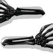 Load image into Gallery viewer, Kuryakyn Skeleton Hand Mirrors Black/Chrome - Main Product View