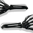 Load image into Gallery viewer, Kuryakyn Skeleton Hand Mirrors Black/Chrome - Main Product View