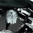Load image into Gallery viewer, Kuryakyn Skull Horn Cover Chrome