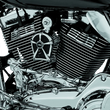 Load image into Gallery viewer, Kuryakyn Slotted Head Bolt Covers Chrome - Side View