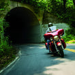Load image into Gallery viewer, Kuryakyn Smooth Windshield Trim 14-Up Touring Chrome - Back View