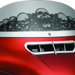 Load image into Gallery viewer, Kuryakyn Smooth Windshield Trim 14-Up Touring Chrome - Installation View