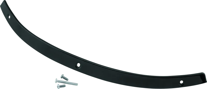 Kuryakyn Smooth Windshield Trim 14-Up Touring Gloss Black - Main Product View