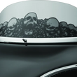 Load image into Gallery viewer, Kuryakyn Smooth Windshield Trim 96-13 Touring Chrome - Back View