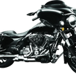 Load image into Gallery viewer, Kuryakyn Smooth Windshield Trim 96-13 Touring Gloss Black - Side View
