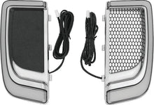 Load image into Gallery viewer, Kuryakyn Solid Plates Tracer Rad Grills - Back View