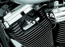 Load image into Gallery viewer, Kuryakyn Spark Plug &amp; Head Bolt Covers Evolution Motors &amp; 86-03 XL Models - Side View