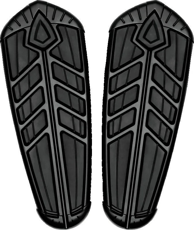 Kuryakyn Spear Driver Floorboard Inserts Satin Black - Main Product View