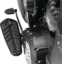 Load image into Gallery viewer, Kuryakyn Spear Driver Floorboard Inserts Satin Black - Side View