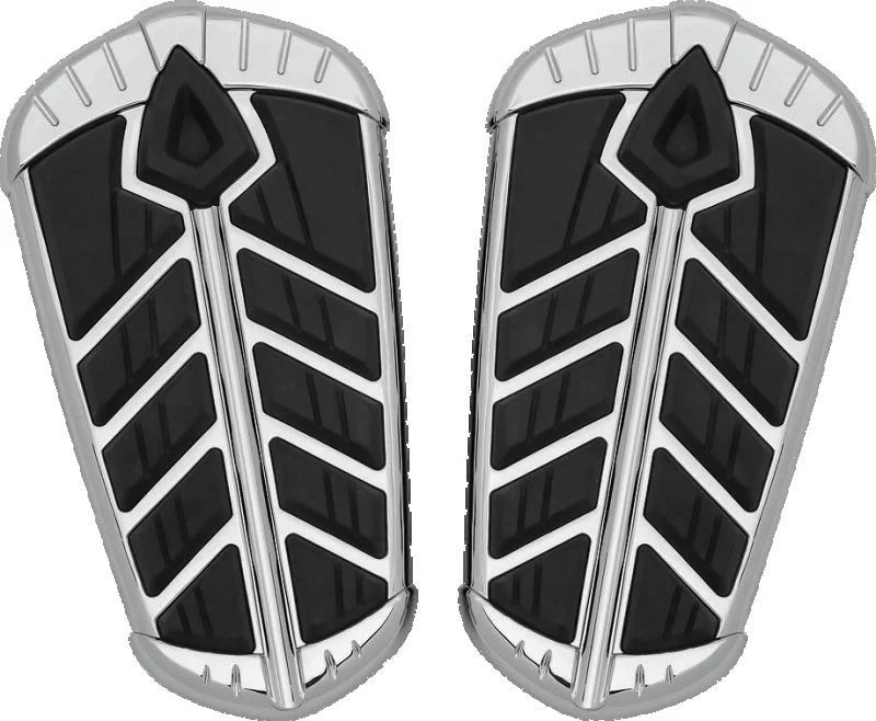 Kuryakyn Spear Floorboard Insert Passenger Indian Chrome - Main Product View