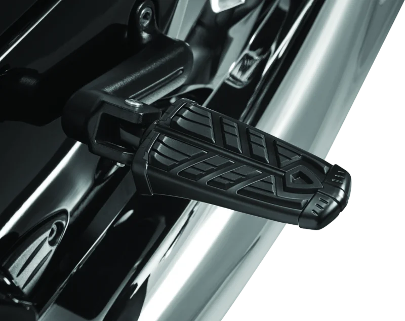 Kuryakyn Spear Footpegs Without Adapter Satin Black - Side View