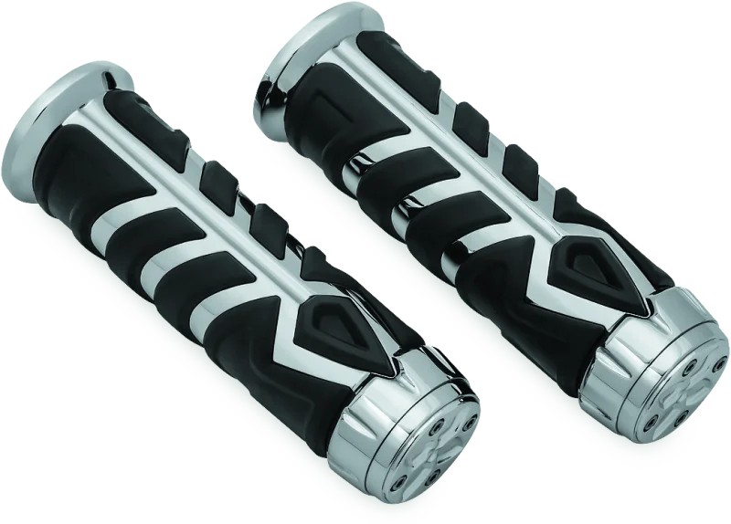 Kuryakyn Spear Grips For 14-17 Indian Chrome - Main Product View