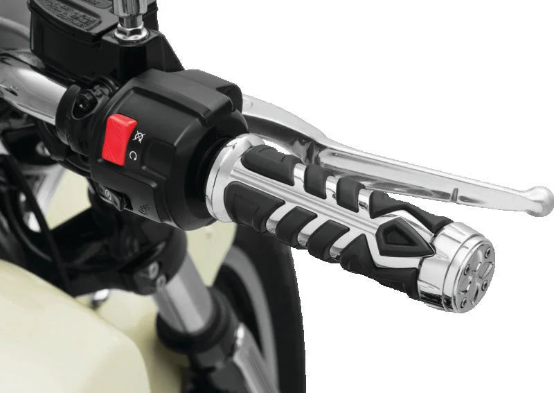 Kuryakyn Spear Grips For Scout Chrome - Side View
