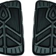 Load image into Gallery viewer, Kuryakyn Spear Mini Boards Without Adapter Satin Black