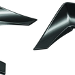 Load image into Gallery viewer, Kuryakyn Speedform Saddlebag Lid Spoilers 14-Up Touring Models Black