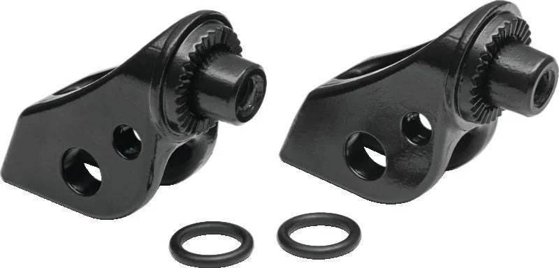 Kuryakyn Splind Peg Adptr Honda Frt Blk - Main Product View