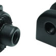 Load image into Gallery viewer, Kuryakyn Splined Adaptor Black - Main Product View