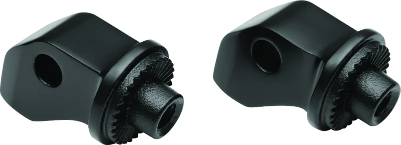 Kuryakyn Splined Front Peg Adapter 15-20 Scout Satin Black - Main Product View