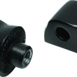Load image into Gallery viewer, Kuryakyn Splined Passenger Peg Adapter Black - Main Product View