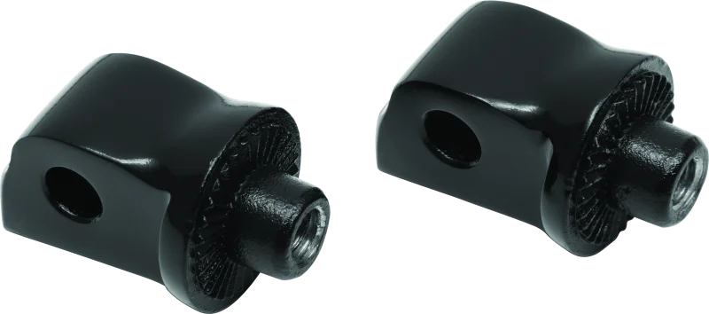 Kuryakyn Splined Passenger Peg Adapter Black - Main Product View