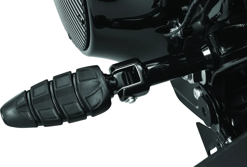 Kuryakyn Splined Passenger Peg Adapter Black - Side View